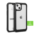 Case para iPhone 13 SHOWCASE Negro/Transparente Antibacterial