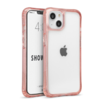 Case para iPhone 13 Rosado Showcase Glitter