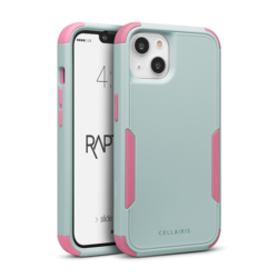 Case para iPhone 13 Turquesa/Rosa Matte RAPTURE V2