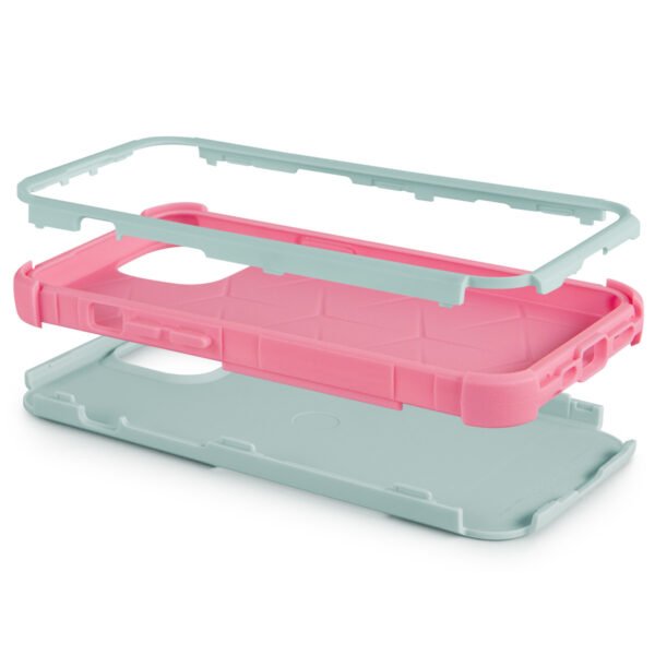 Case para iPhone 13 Turquesa/Rosa Matte RAPTURE V2 - Imagen 2