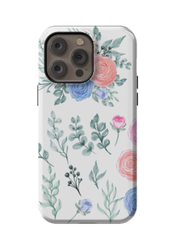 Case para iPhone Floral Tonos Pasteles