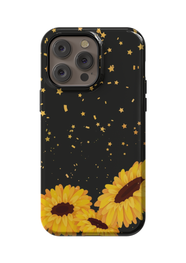 LP067 Case para iPhone con Girasoles Ilustrados - Imagen 1