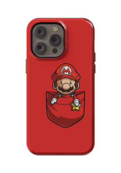 Case para iPhone de Mario Bros en Bolsillo