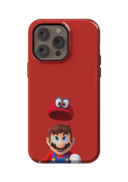 Case para iPhone con Mario Bros y Cappy