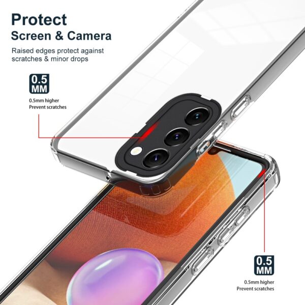 Case para Samsung S23 TRANSPARENTE 3 EN 1 COMPLETA PROTECCIÓN - Imagen 2
