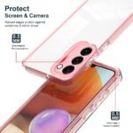 Case para Samsung S23 TRANSPARENTE/ROSA 3 EN 1 COMPLETA PROTECCIÓN - Imagen 2