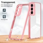 Case para Samsung S23 TRANSPARENTE/ROSA 3 EN 1 COMPLETA PROTECCIÓN - Imagen 5