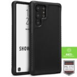 Case para S22 Ultra con PROTECCION ANTIBACTERIAL Negro Matte