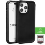 Case para iPhone 14 Pro Max SHOWCASE ANTIBACTERIAL NEGRO