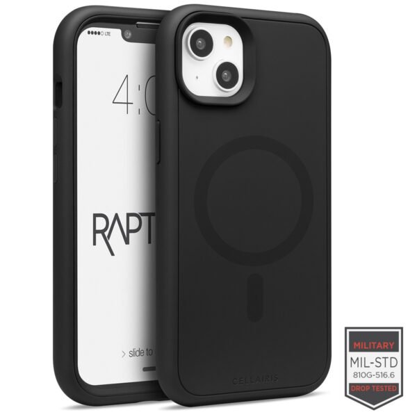 842932185673_1 Case para iPhone 14 PLUS RAPTURE MAGSAFE NEGRO MATTE - Imagen 1