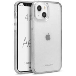 Case para iPhone14 Plus AERO GLITTER TRANSPARENTE