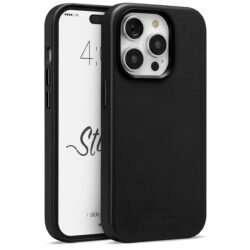 Case para iPhone 14 PRO CUERO VEGANO NEGRO MAGSAFE