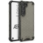 Case para Android SAMSUNG S23 AERO HONEYCOMB SMOKE TRANSPARENTE