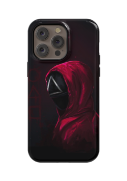 Case para iPhone Juego del Calamar con Fondo Negro