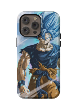 Case para iPhone con Goku en Tonos Azulados