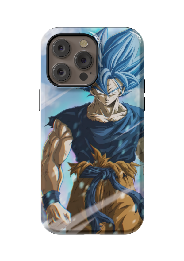 LP101 Case para iPhone con Goku en Tonos Azulados - Imagen 1
