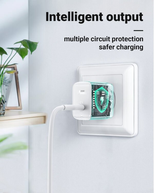 ACEFAST CARGADOR BLANCO USB C 20W - Imagen 2