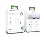 ACEFAST CARGADOR BLANCO ENTRADA USB C DOBLE PUERTO 40W - Imagen 3