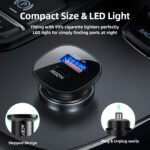 ACEFAST CARGADOR MINI PARA CARRO USB C + USB A DOBLE PUERTO 38W - Imagen 4