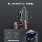 ACEFAST CARGADOR MINI PARA CARRO USB C + USB A DOBLE PUERTO 38W - Imagen 5