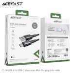 ACEFAST CABLE DE CARGADOR NEGRO REFORZADO ALUMINIO PARA ANDROID - Imagen 3