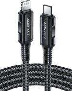 ACEFAST CABLE DE CARGADOR NEGRO PARA ANDROID TIPO C 30W