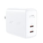 ACEFAST CARGADOR BLANCO ENTRADA USB C DOBLE PUERTO 50W