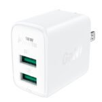 ACEFAST CARGADOR BLANCO ENTRADA USB A DOBLE PUERTO 36W