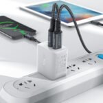 ACEFAST CARGADOR BLANCO ENTRADA USB A DOBLE PUERTO 36W - Imagen 2