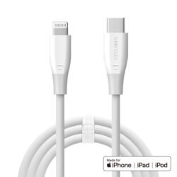 Cable de Cargador 2MT Lightning A USB-C Blanco