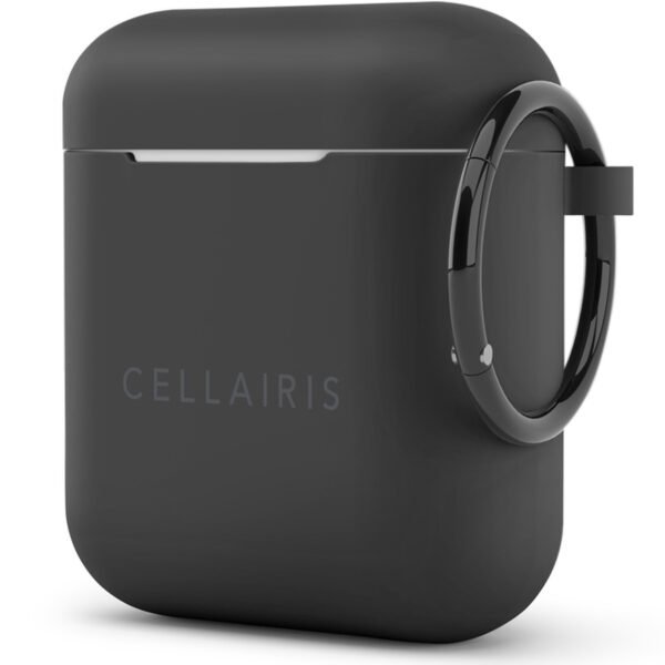 842932164791_1 Case para Airpods 1/2 de Silicone Tono Gris - Imagen 1