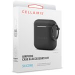 Case para Airpods 1/2 de Silicone Tono Gris - Imagen 2