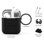 Case para AirPod 1/ 2 de Silicone Negro Medianoche - Imagen 2