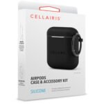 Case para AirPod 1/ 2 de Silicone Negro Medianoche - Imagen 3