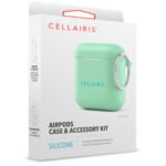 Case para Airpods 1/2 de Silicone Tono Menta - Imagen 3