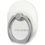 Soporte de Dedo para Celular Pearl White/ Chrome Silver