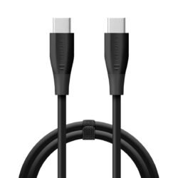 Cable de Cargador 1MT USB-C A USB-C Negro