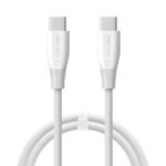 Cable de Cargador 1MT USB-C A USB-C Blanco