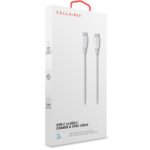 Cable de Cargador 1MT USB-C A USB-C Blanco - Imagen 4