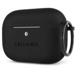 Case para Airpods Pro de Silicone Tono Negro Medianoche