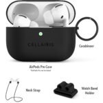 Case para Airpods Pro de Silicone Tono Negro Medianoche - Imagen 2
