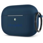 Case para Airpods Pro de Silicone Tono Navy Blue