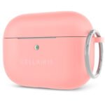 Case para Airpods Pro de Silicone Tono Rosa Pastel