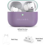 Case para Airpods Pro de Silicone Tono Azul/Purpura - Imagen 2