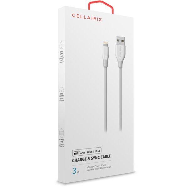 Cable de Carga 3FT MFI Lightning a USB A - Imagen 4