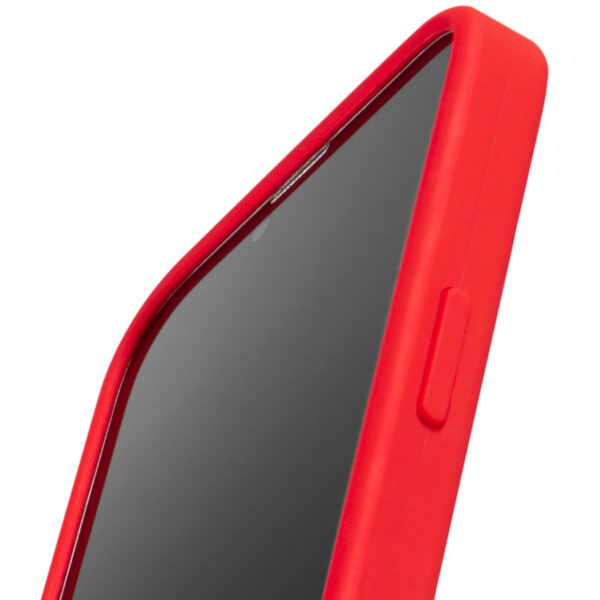 Case para iPhone 13 Silicone Rojo Matte - Imagen 4