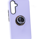 Case para Samsung A54 Lila con Bordes Negros