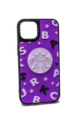 Case para iPhone 11 Lila con Diseño Juvenil