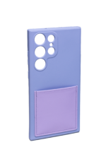 Case para Samsung S23 Ultra Lila con Bolsillo