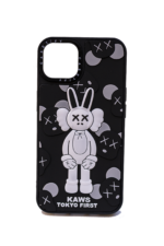 Case para iPhone 14 Negro/Blanco con Diseño Aesthetic